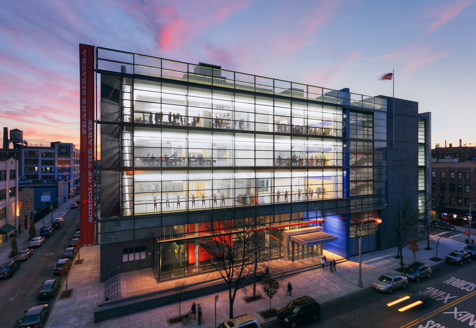 Frank Sinatra School of the Arts, Location: Long Island City, New York, Architect: Polshek Parnership
