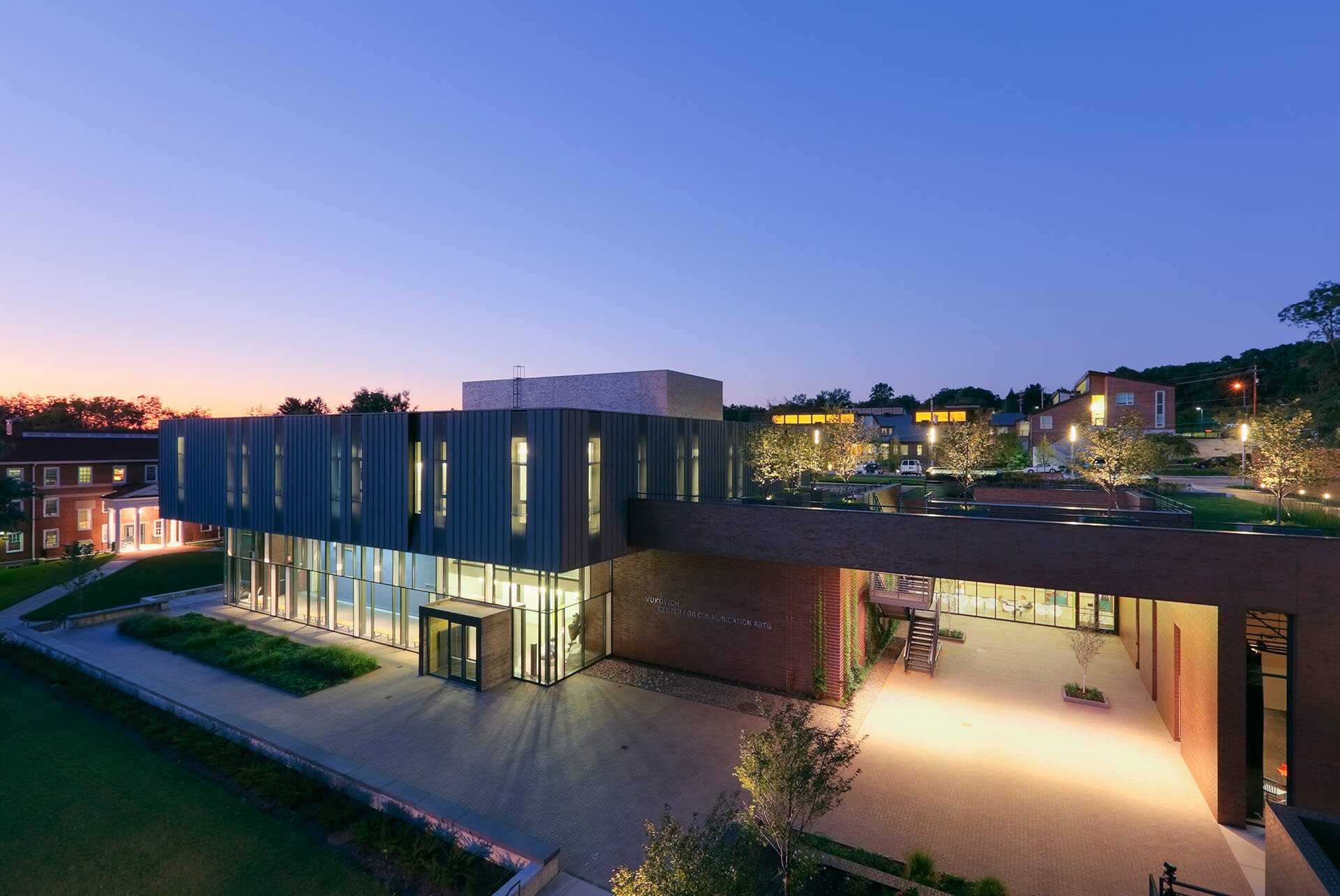 Vukovich Center for Communication Arts, Allegheny College Location: Meadville, Pennsylvania, Architect: Polshek Parnership