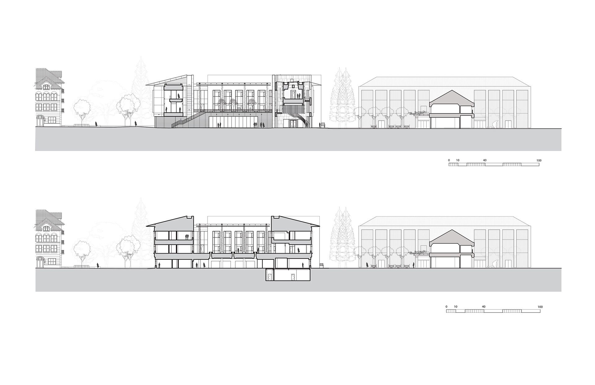 Stanford-Law-ELEVATION-SECTION-NS